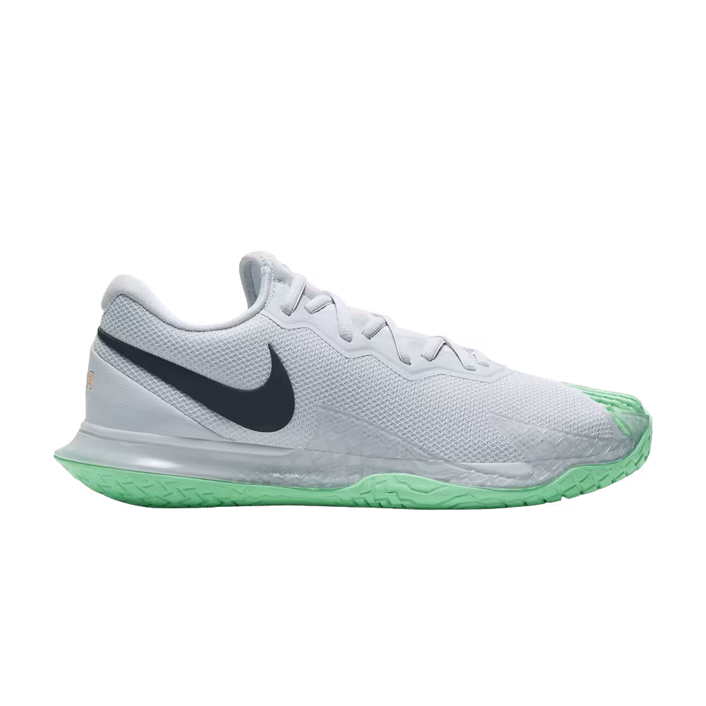 NikeCourt Zoom Vapor Cage 4 Rafa Football Grey Green Glow