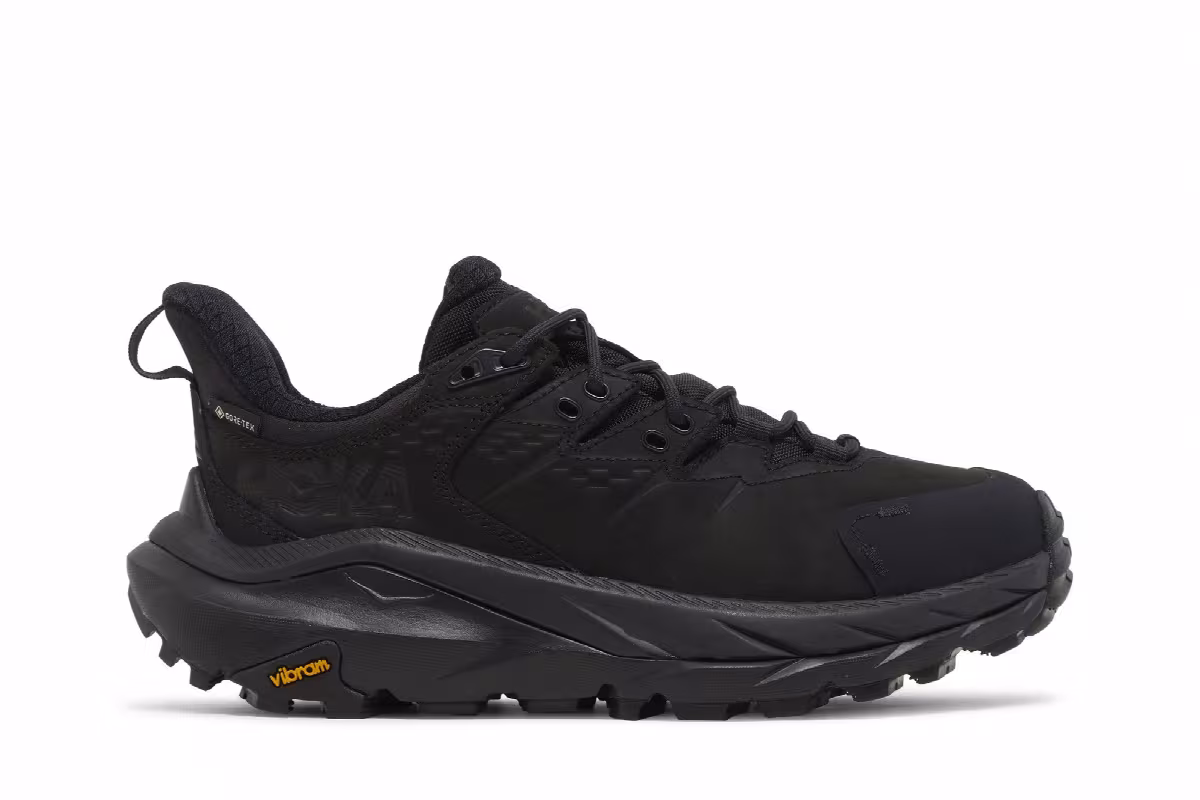 HOKA Women's Kaha 2 Low GORE-TEX Triple Black, view 2