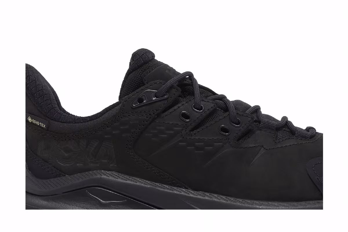 HOKA Women's Kaha 2 Low GORE-TEX Triple Black, view 3