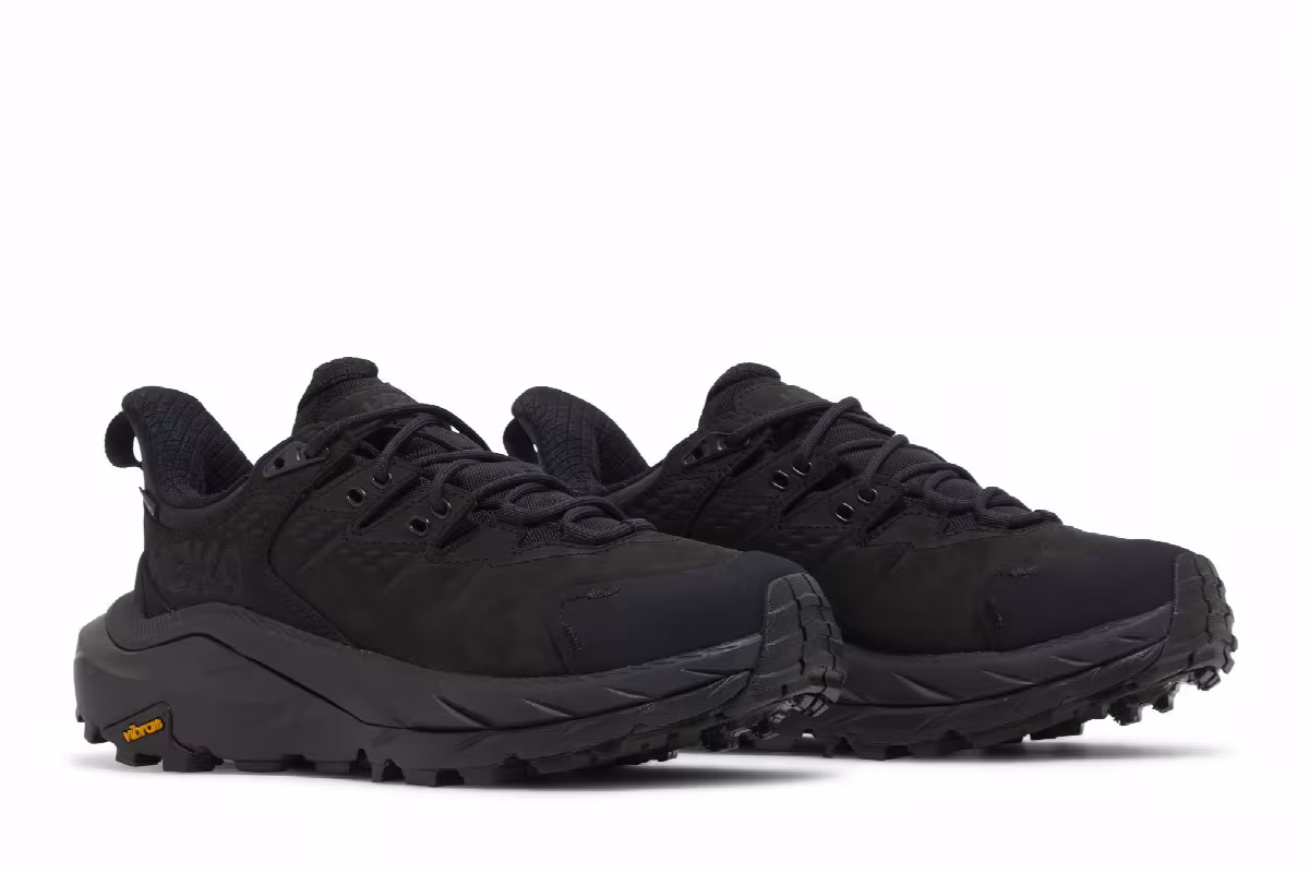 HOKA Women's Kaha 2 Low GORE-TEX Triple Black, view 9