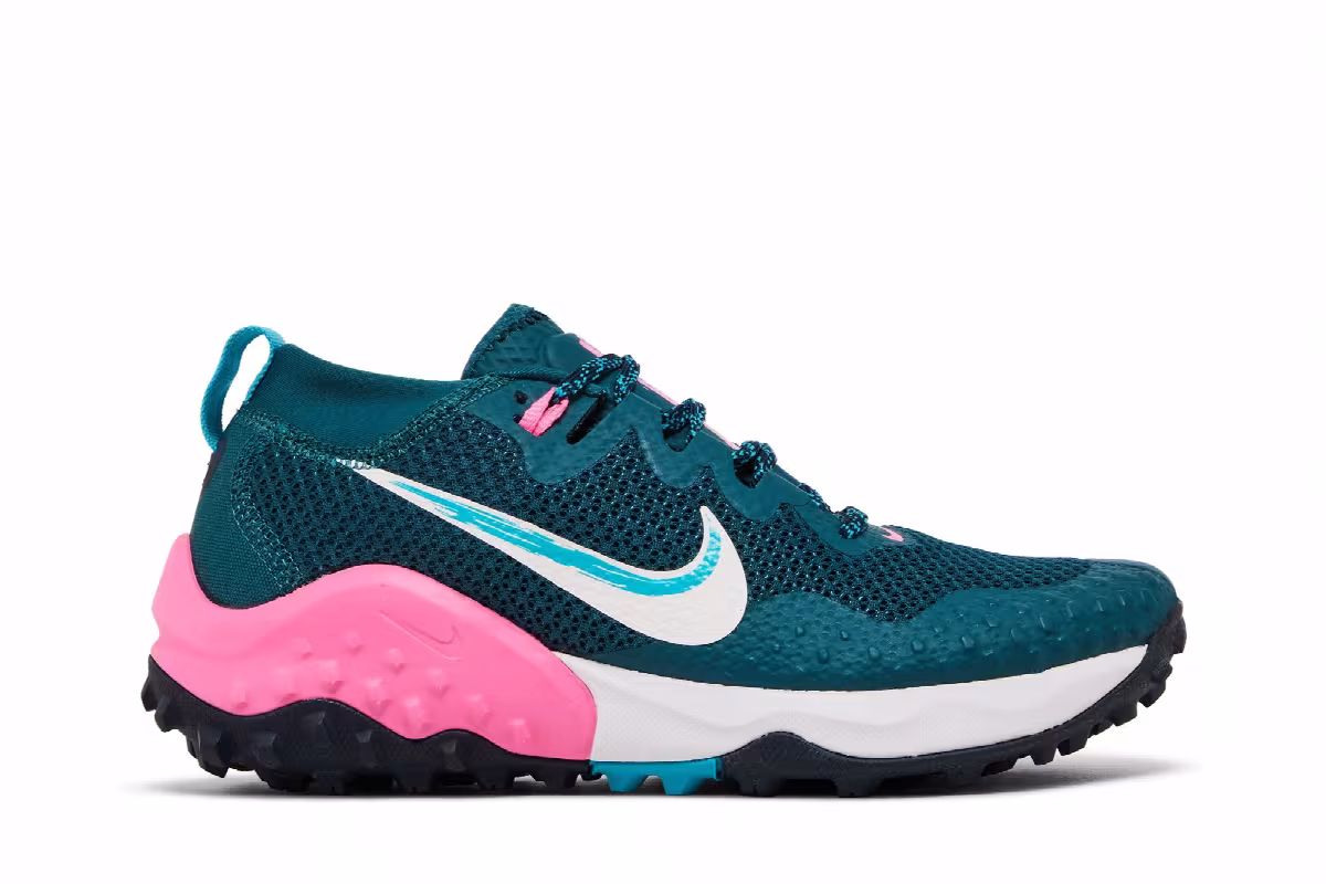 Nike Women's Wildhorse 7 Dark Teal Green, view 2