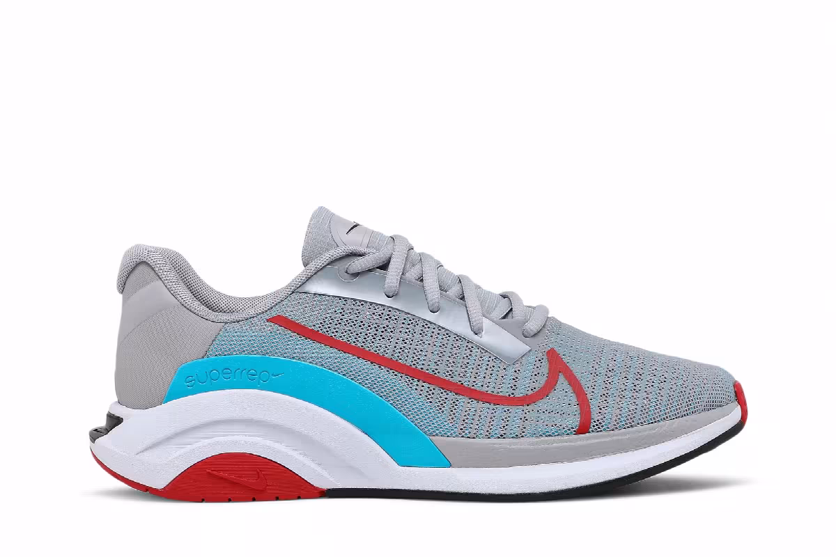 Nike ZoomX SuperRep Surge Smoke Grey Light Blue Fury, view 2