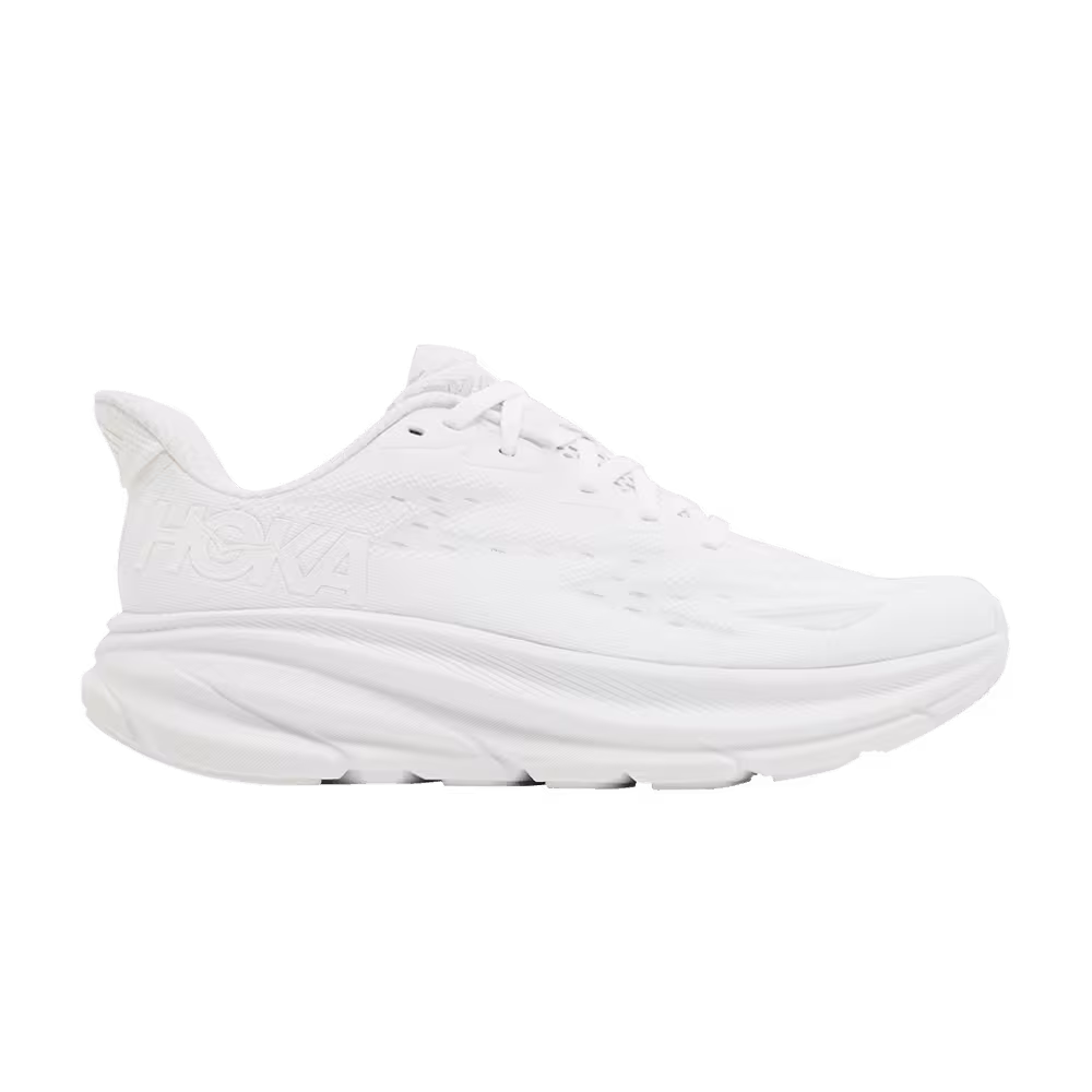 HOKA Clifton 9 Triple White