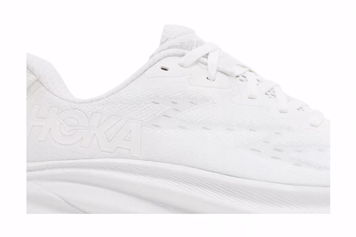 HOKA Clifton 9 Triple White, view 3