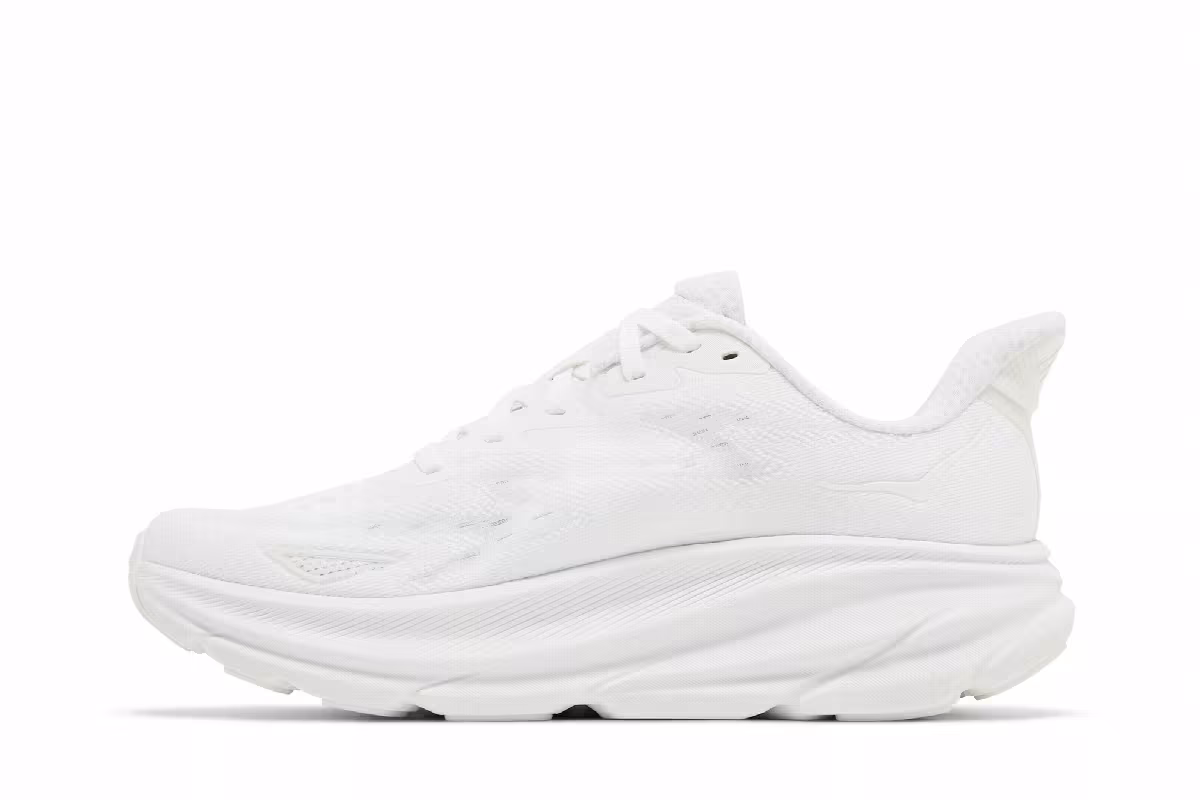 HOKA Clifton 9 Triple White, view 4