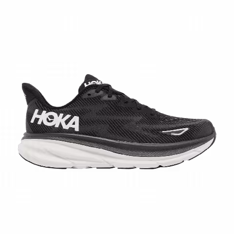 HOKA Clifton 9 'Black White'