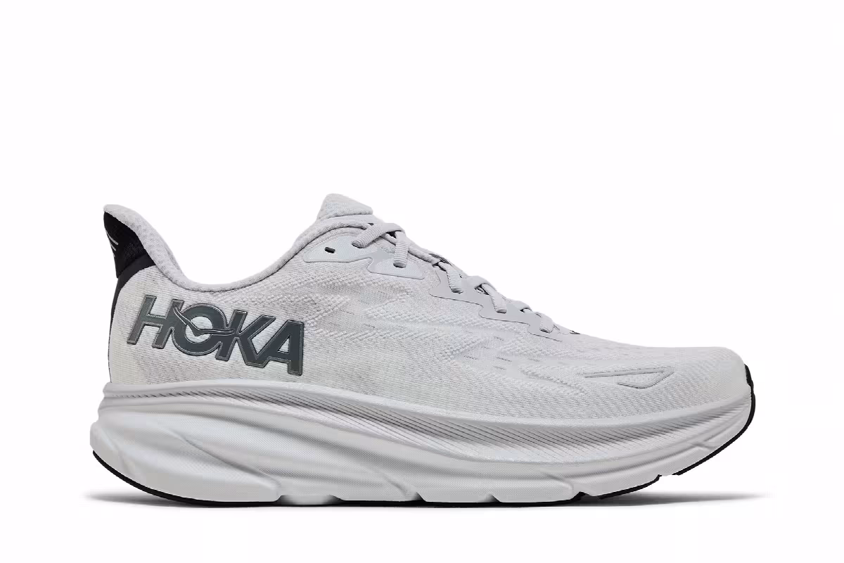 HOKA Clifton 9 Nimbus Cloud Steel Wool, view 2