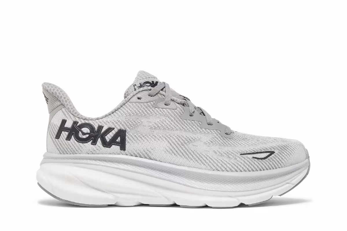 HOKA Clifton 9 Harbor Mist Black, view 2
