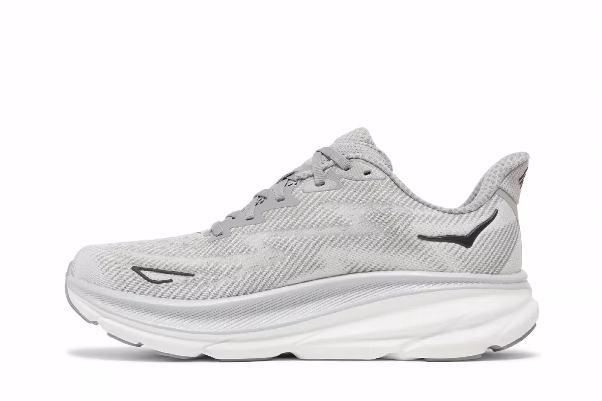 HOKA Clifton 9 Harbor Mist Black, view 4