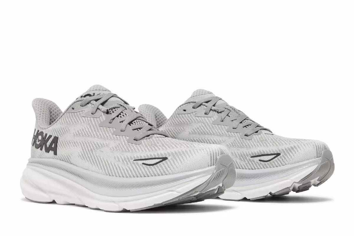 HOKA Clifton 9 Harbor Mist Black, view 9