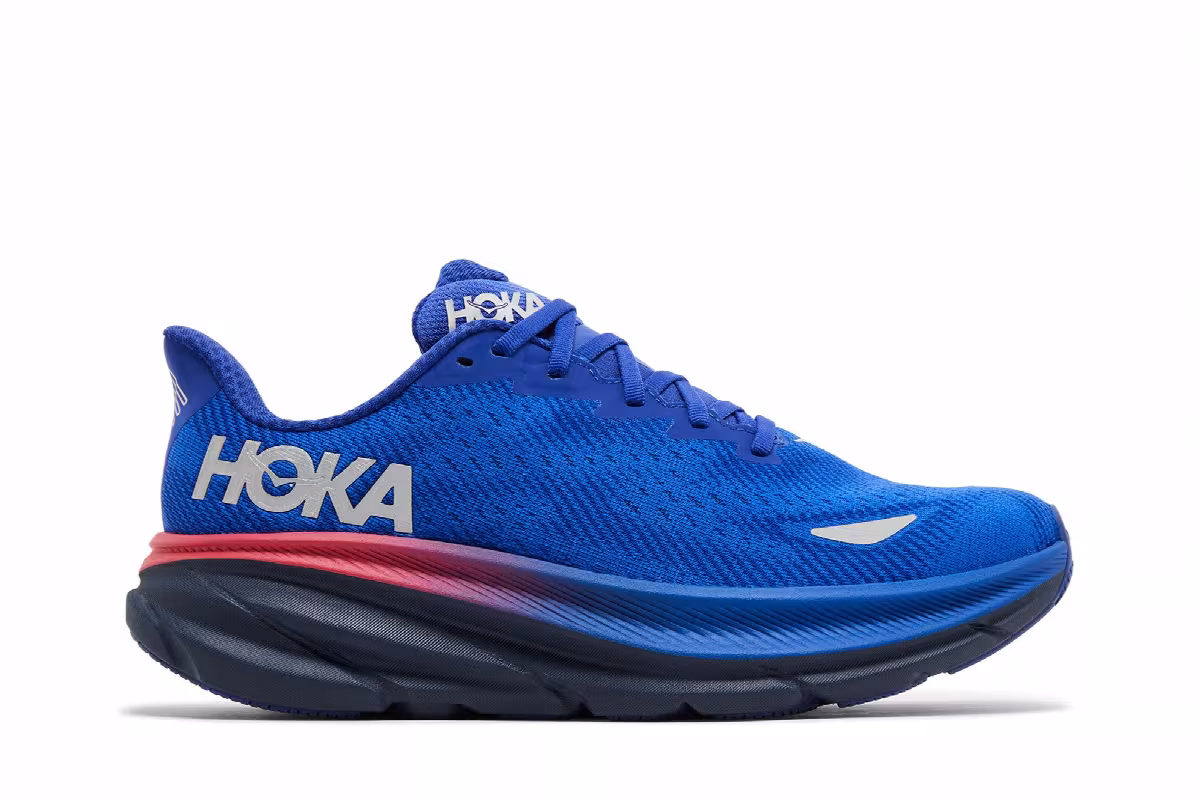 HOKA Women's Clifton 9 GORE-TEX Dazzling Blue, view 2
