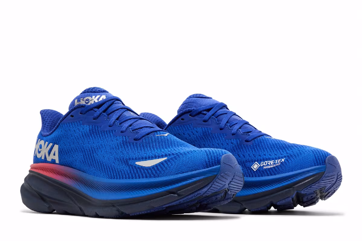 HOKA Women's Clifton 9 GORE-TEX Dazzling Blue, view 9