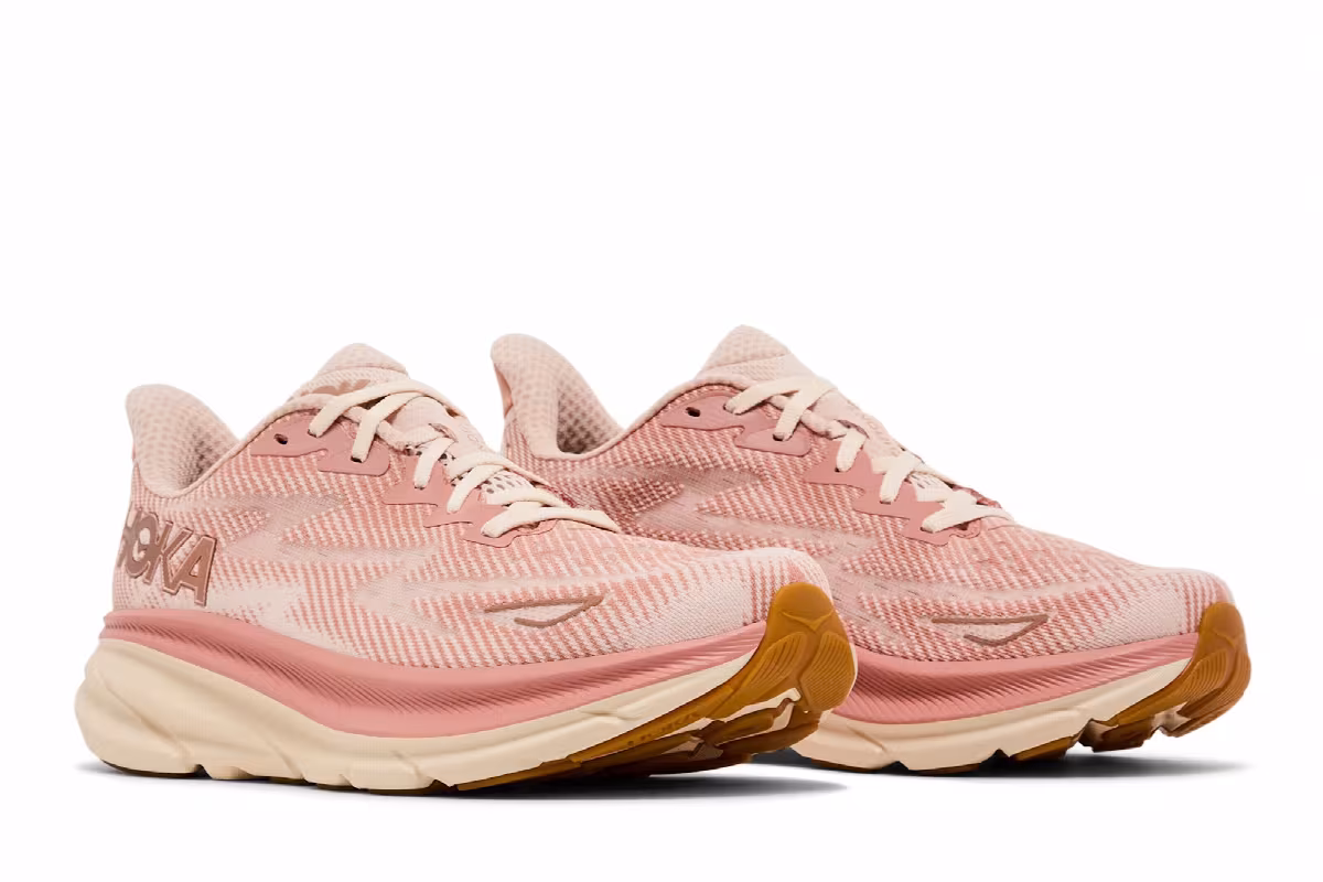 HOKA Women's Clifton 9 Sandstone Cream, view 9
