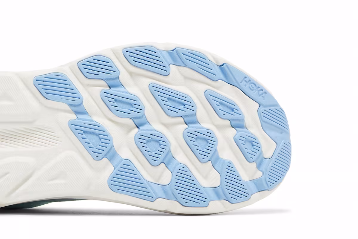 HOKA Women's Clifton 9 Wide Sunlit Ocean Lilac Mist, view 6