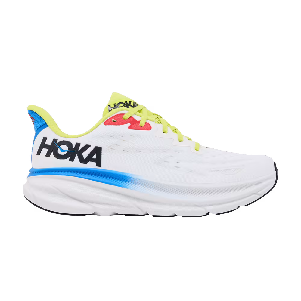 HOKA Clifton 9 Blanc De Blanc Virtual Blue