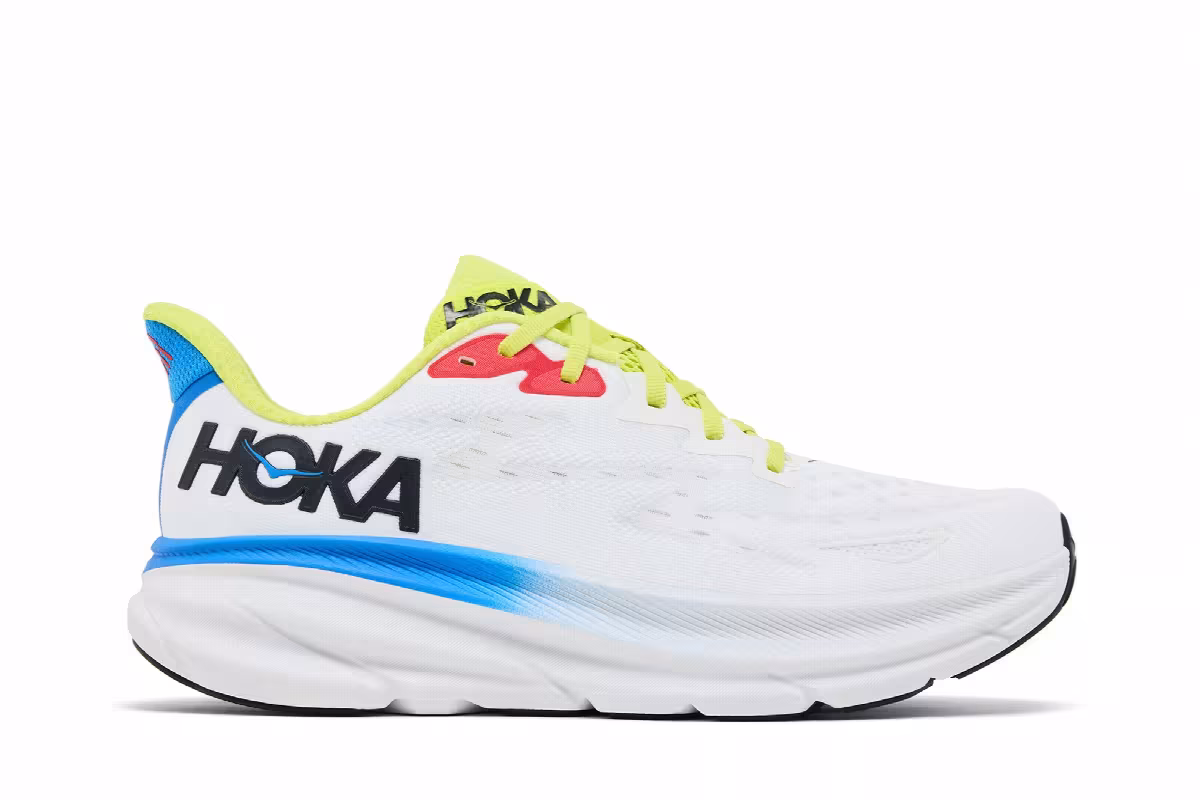 HOKA Clifton 9 Blanc De Blanc Virtual Blue, view 2