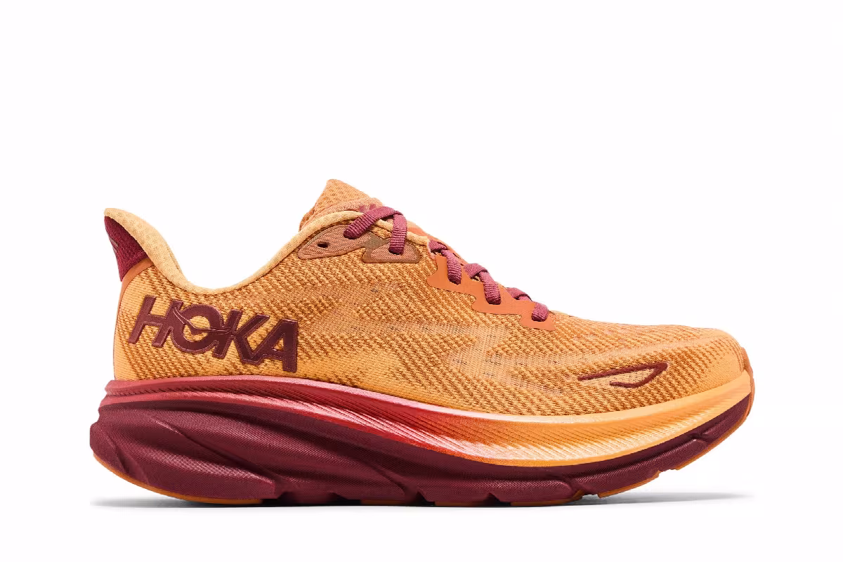 HOKA Clifton 9 Amber Haze Sherbet, view 2