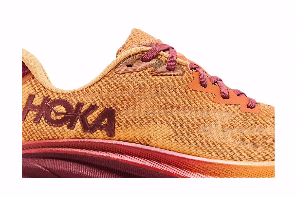 HOKA Clifton 9 Amber Haze Sherbet, view 3