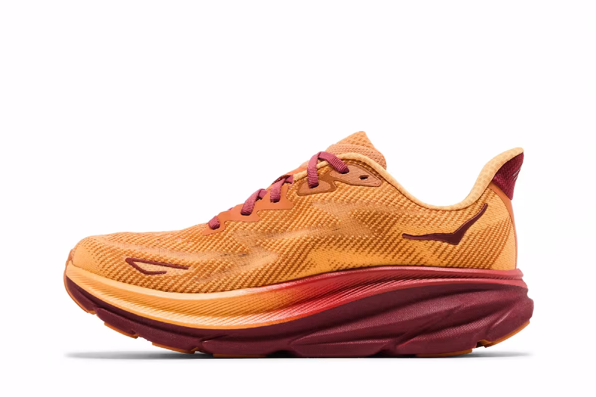 HOKA Clifton 9 Amber Haze Sherbet, view 4
