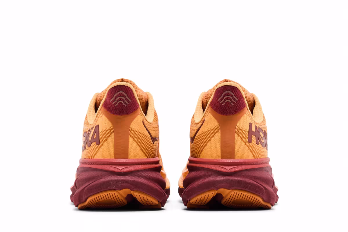 HOKA Clifton 9 Amber Haze Sherbet, view 7