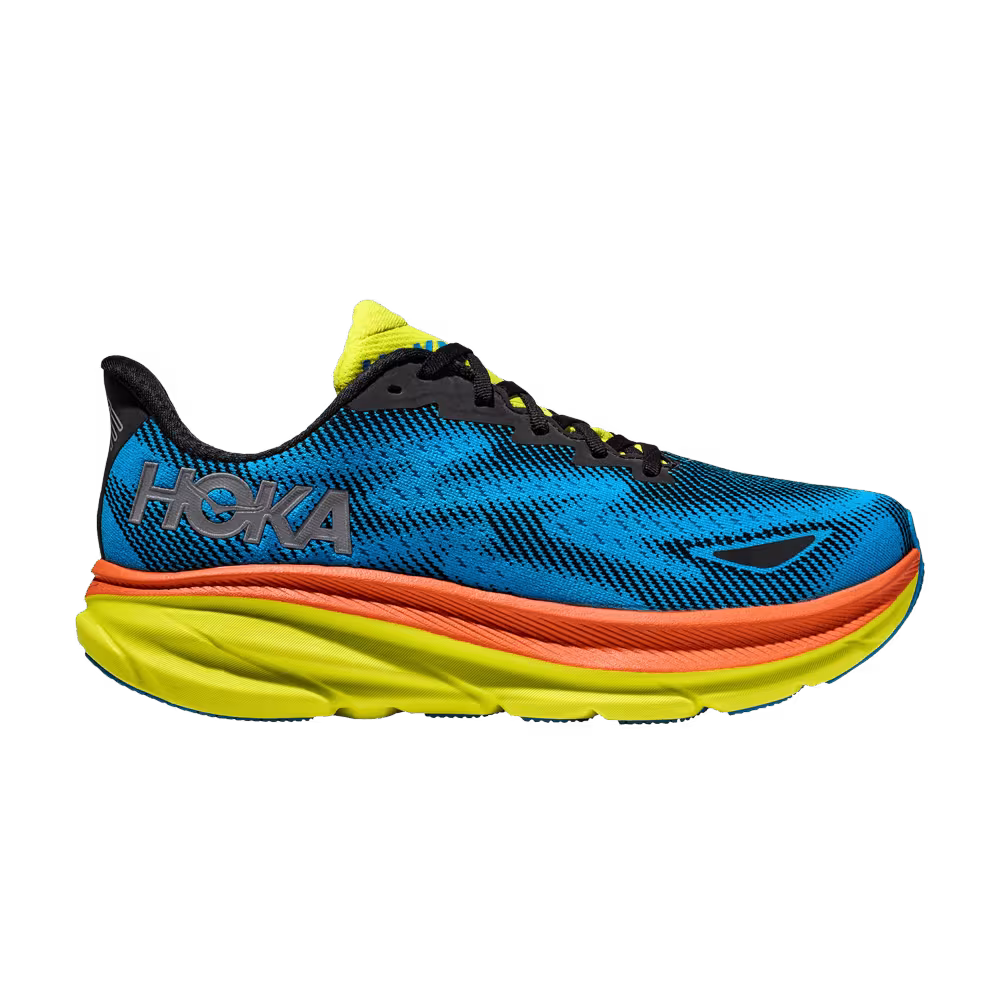 HOKA Clifton 9 GORE-TEX Black Diva Blue