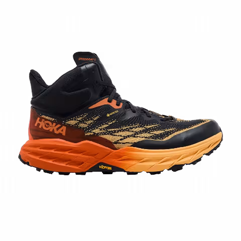 HOKA Speedgoat 5 Mid GORE-TEX 'Blue Graphite Amber Yellow'