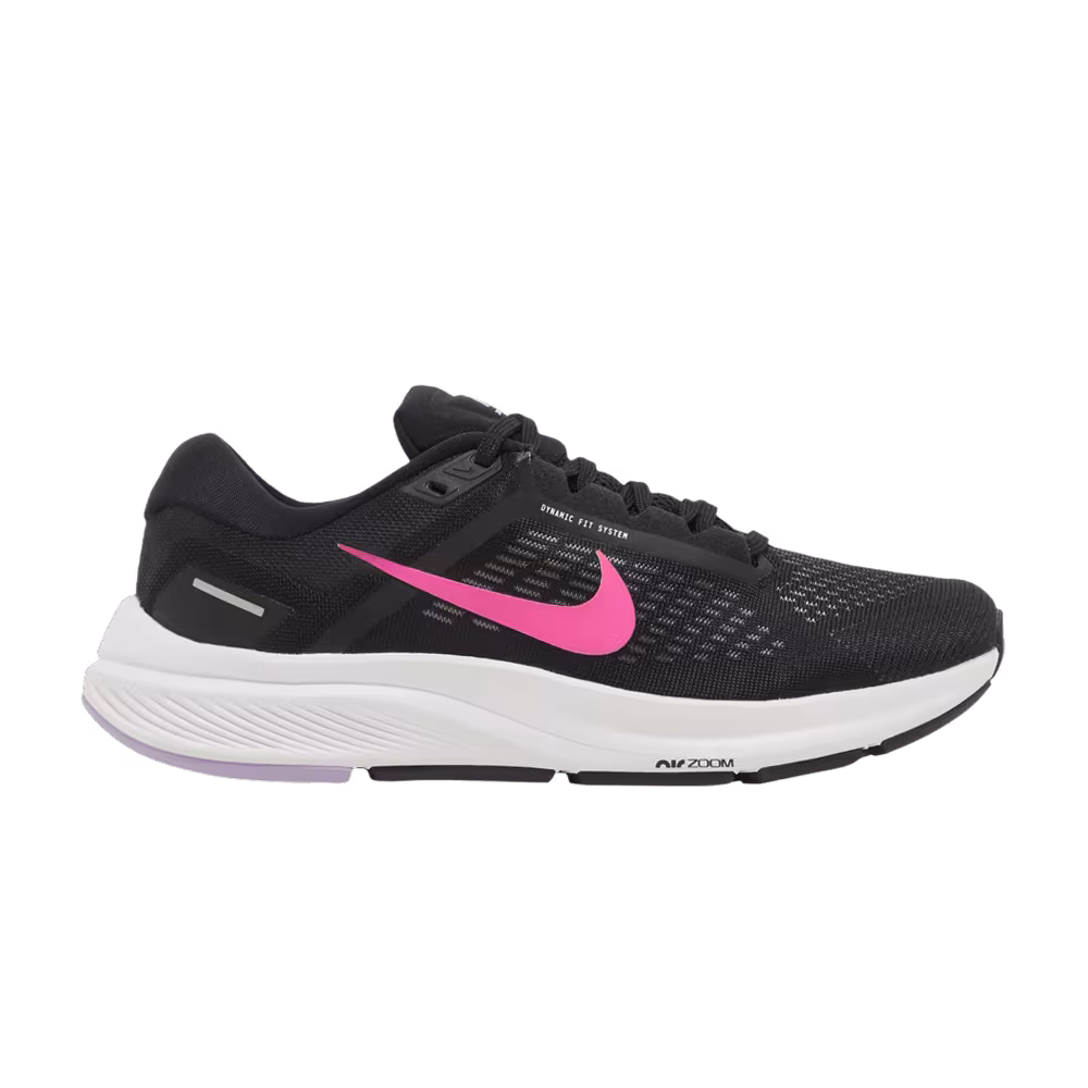 Nike Women's Air Zoom Structure 24 Black Hyper Pink
