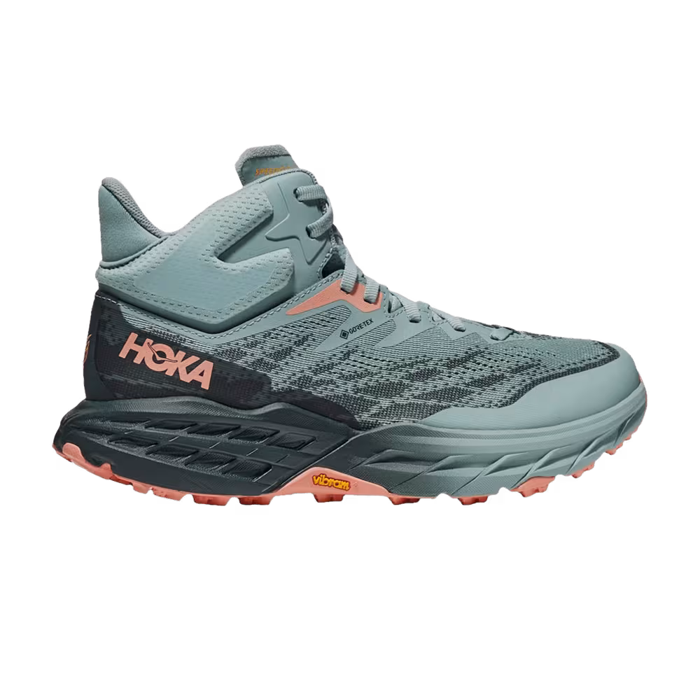 HOKA Women's Speedgoat 5 Mid GORE-TEX Agave Spruce
