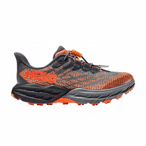 HOKA Speedgoat 5 Kids 'Castlerock Vibrant Orange'