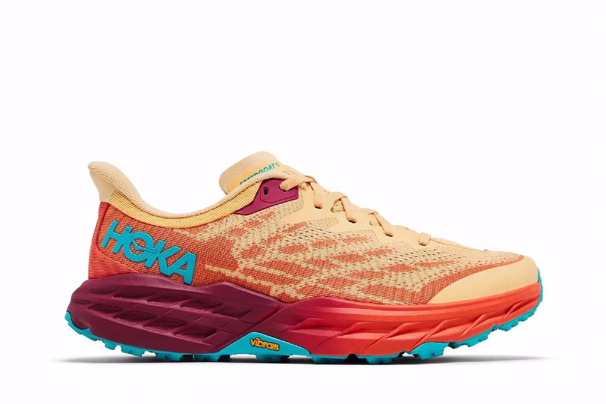 HOKA Women's Speedgoat 5 Impala Flame, view 2