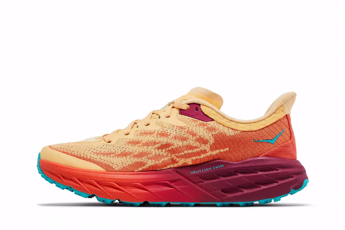 HOKA Women's Speedgoat 5 Impala Flame, view 4