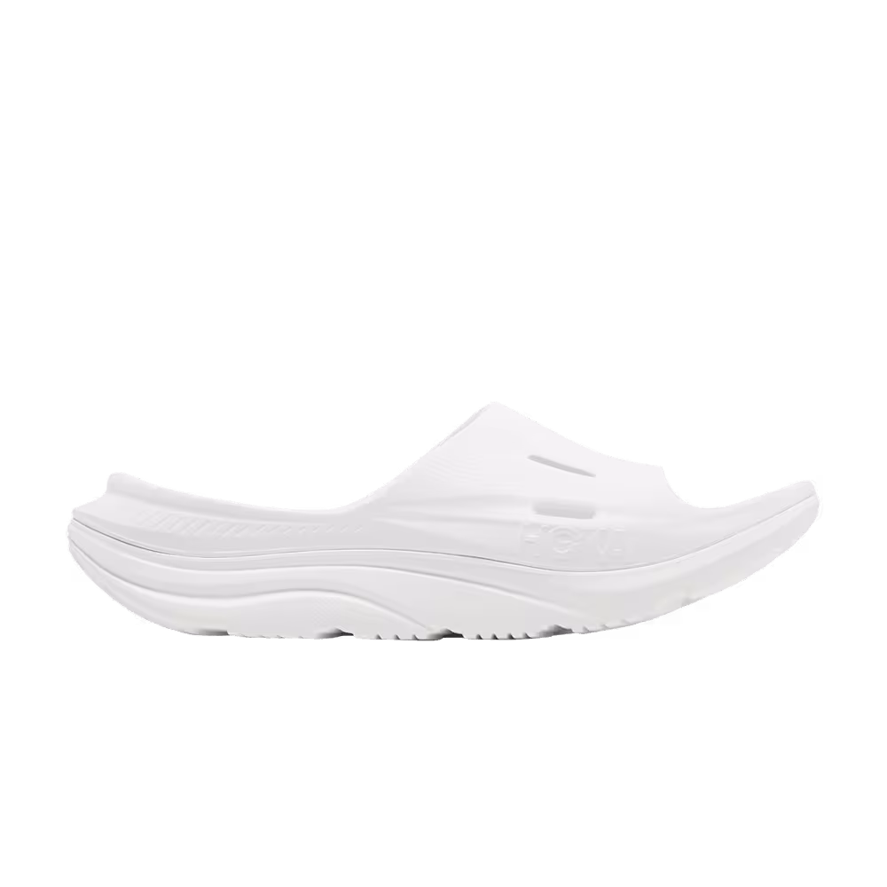 HOKA Ora Recovery Slide 3 Triple White