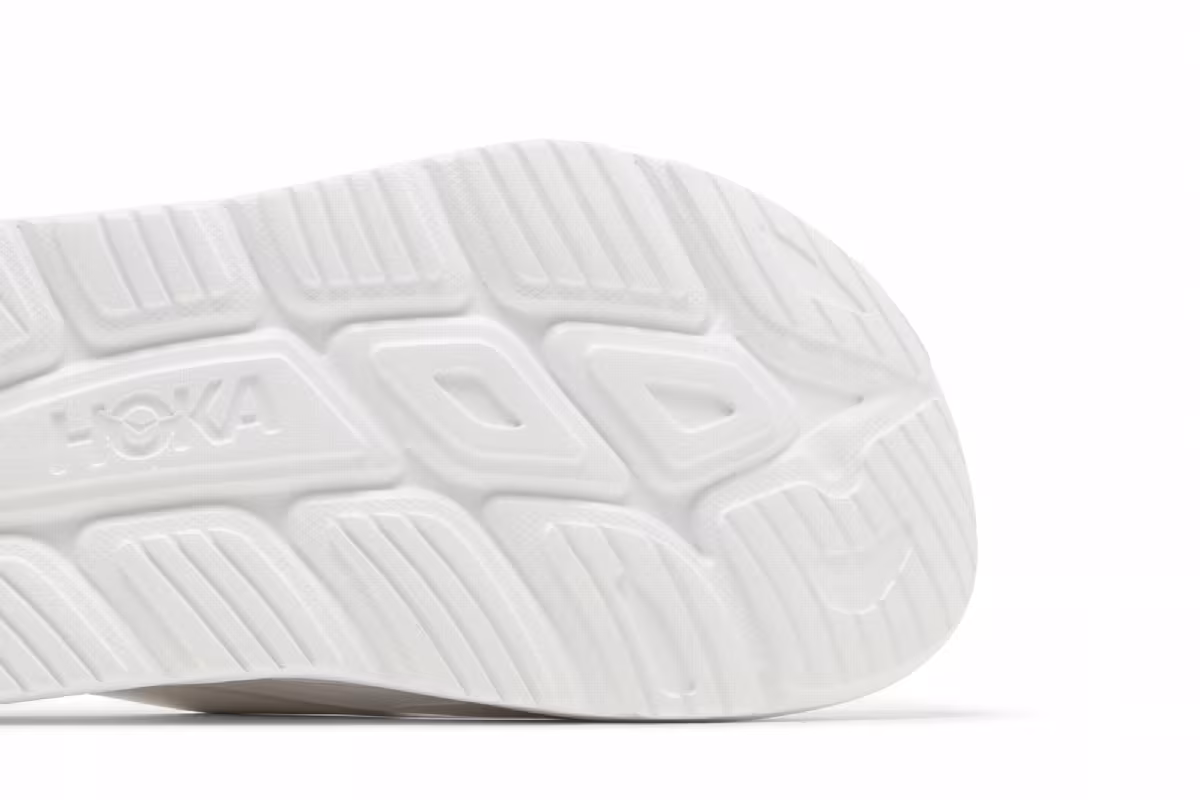 HOKA Ora Recovery Slide 3 Triple White, view 6