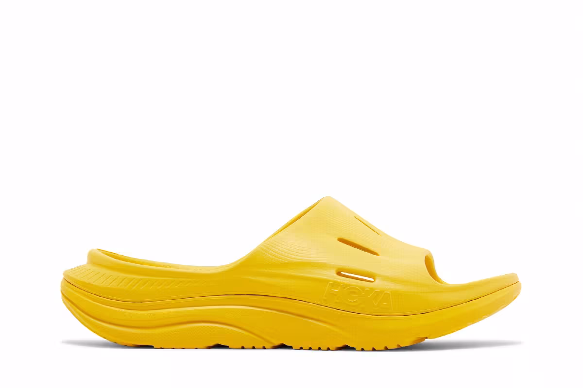 HOKA Ora Recovery Slide 3 Passion Fruit, view 2