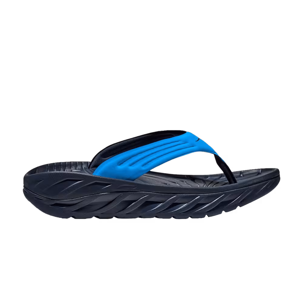 HOKA Ora Recovery Flip Slide Diva Blue Outer Space