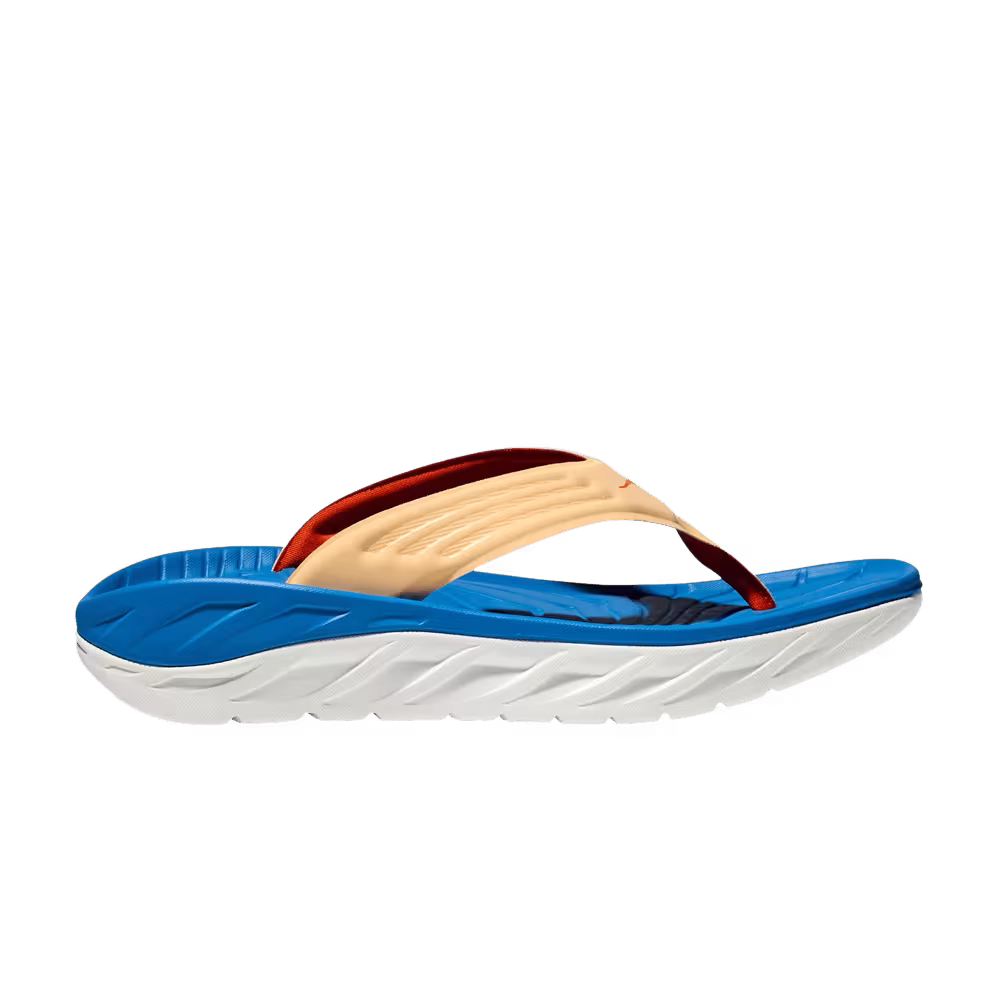 HOKA Ora Recovery Flip Slide Impala Coastal Sky