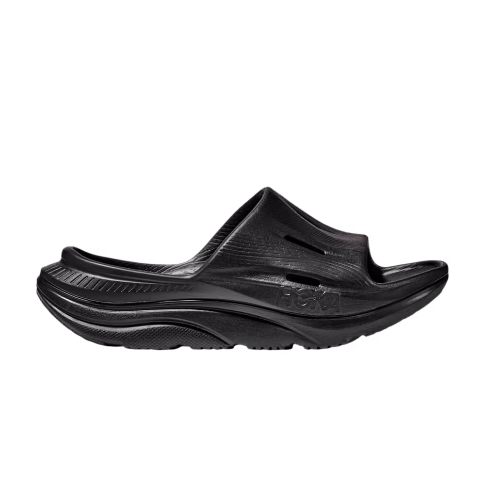 HOKA Ora Recovery Slide 3 Kids Triple Black