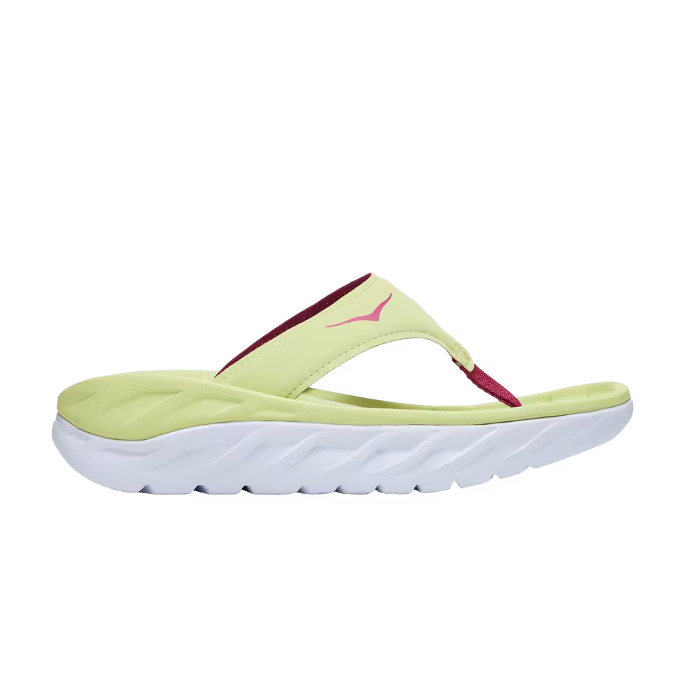 HOKA Women's Ora Recovery Flip Slide Butterfly Festival Fuchsia