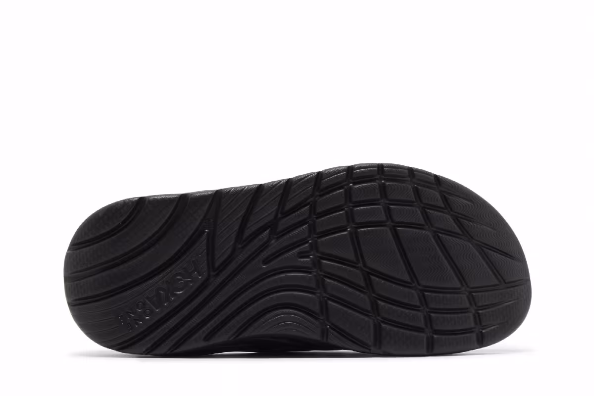 HOKA Ora Recovery Slide Swirl - Black Diva Blue, view 5