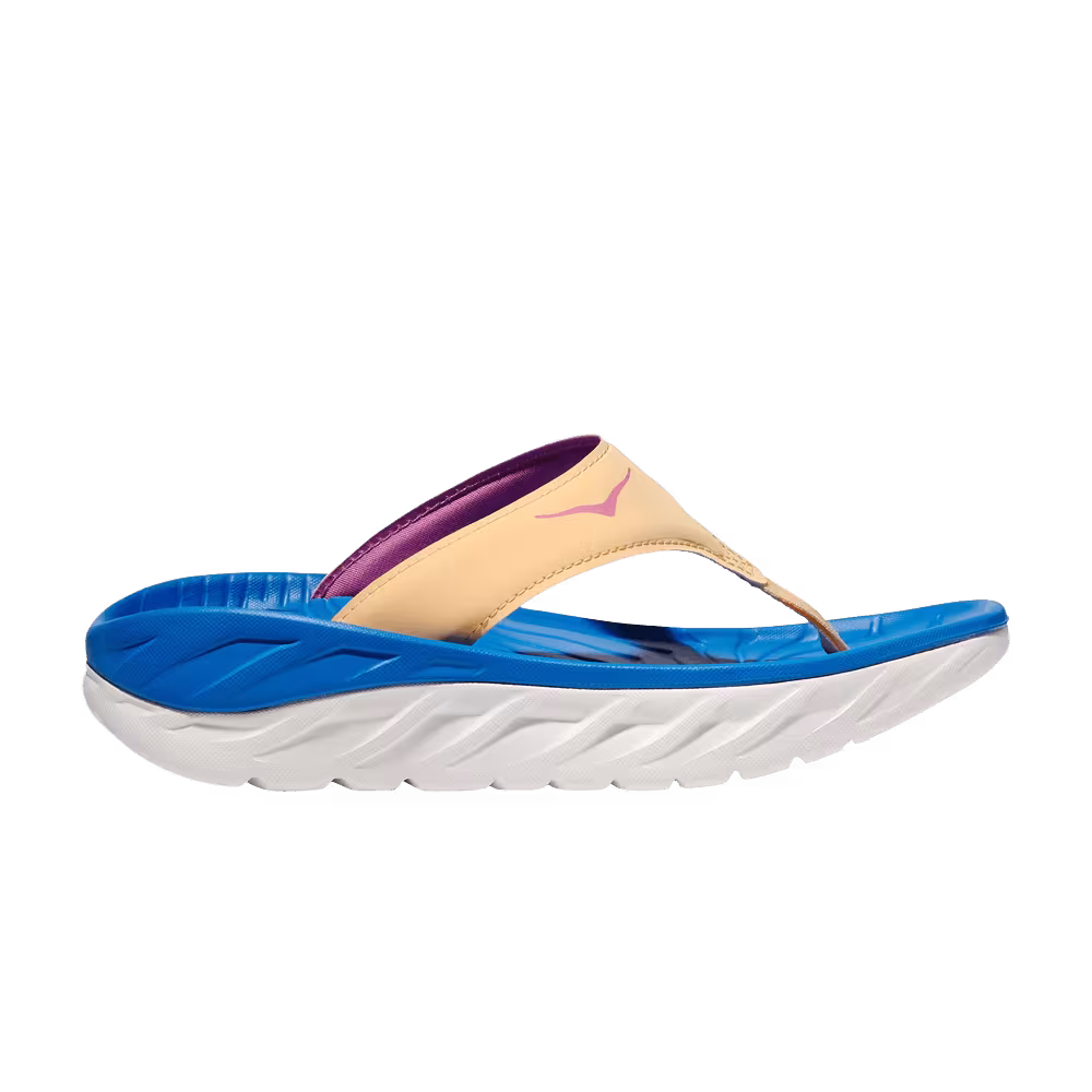 HOKA Women's Ora Recovery Flip Slide Impala Coastal Sky