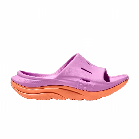 HOKA Ora Recovery Slide 3 Kids 'Cyclamen Mock Orange'