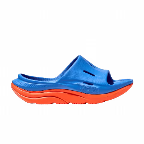 HOKA Ora Recovery 3 Slide Kids 'Coastal Sky Vibrant Orange'