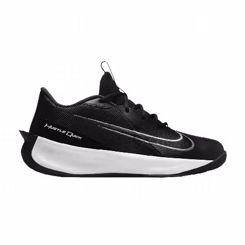 Nike Team Hustle Quick 3 GS 'Black Metallic Silver'