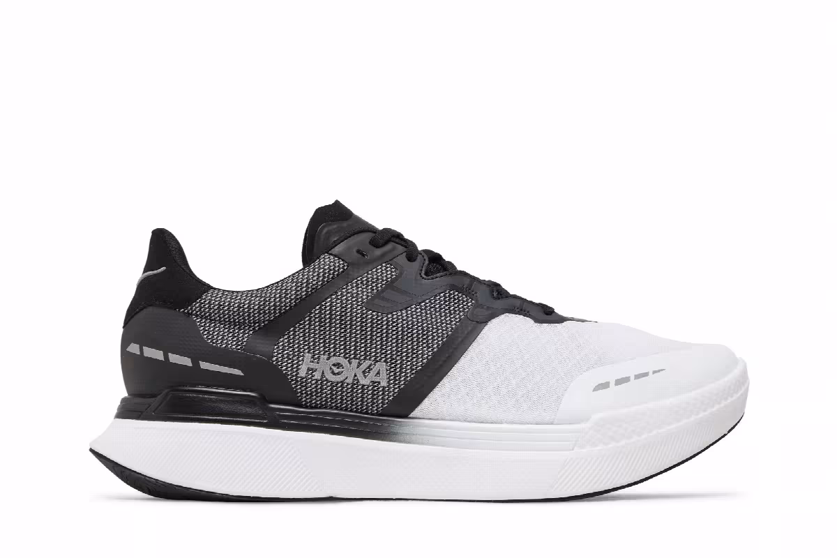 HOKA Transport X Black White, view 2
