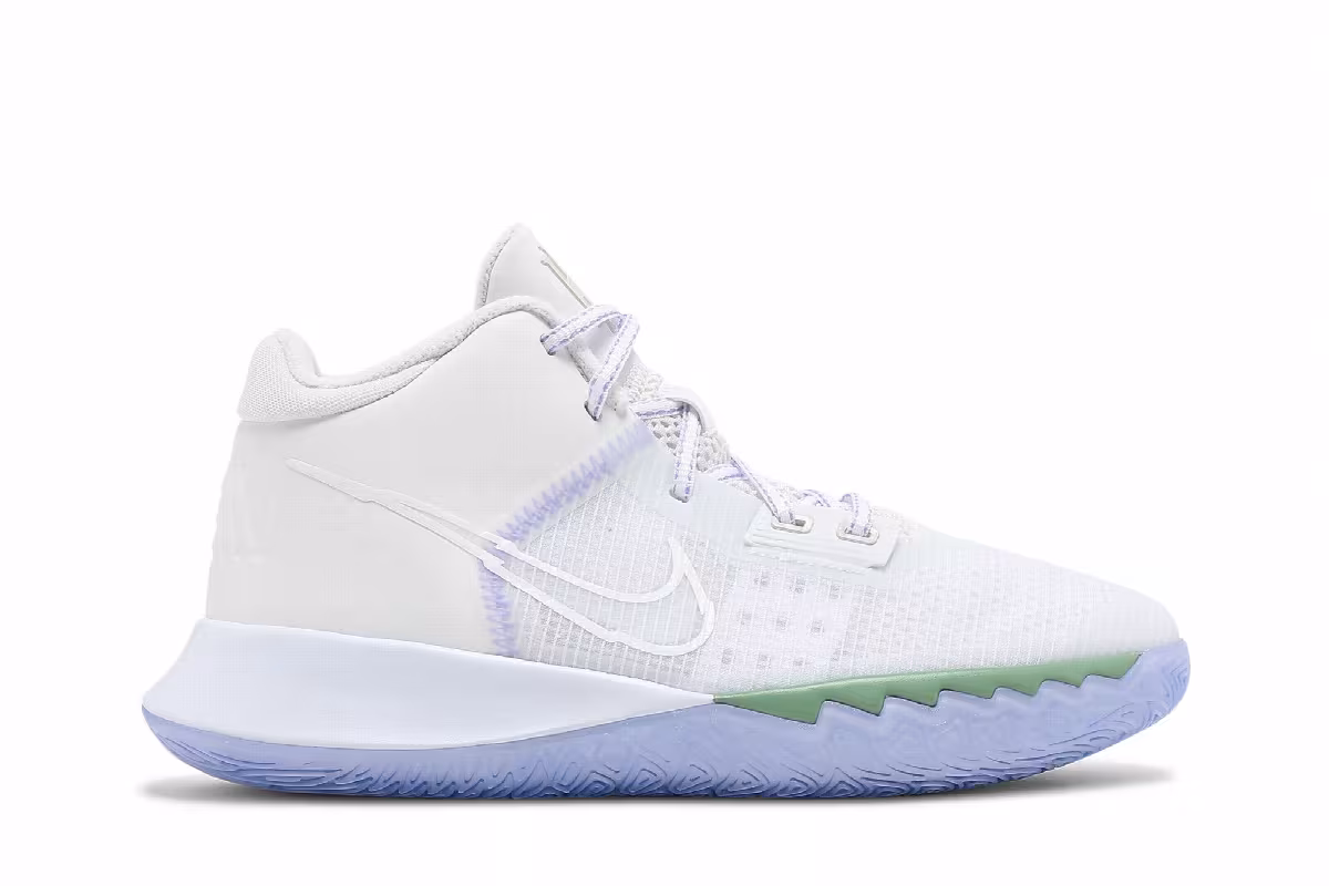 Nike Kyrie Flytrap 4 GS Summit White Purple Pulse, view 2