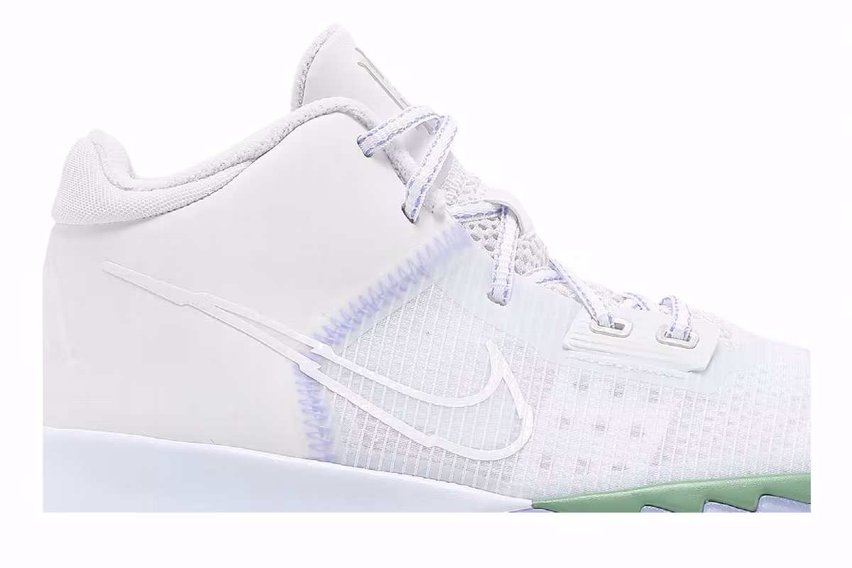 Nike Kyrie Flytrap 4 GS Summit White Purple Pulse, view 3