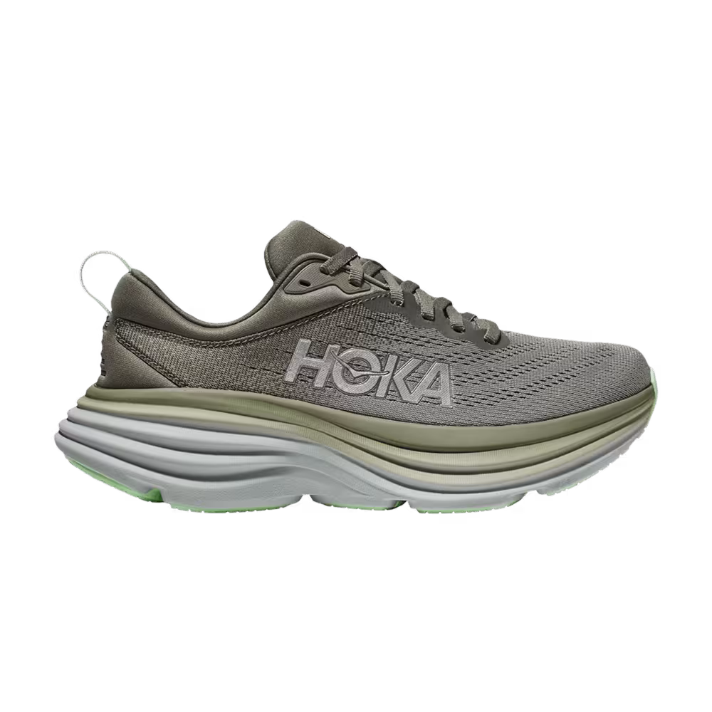 HOKA Bondi 8 Olive Haze Mercury