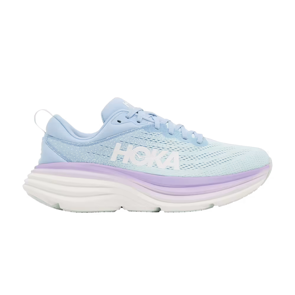 HOKA Women's Bondi 8 Airy Blue Sunlit Ocean