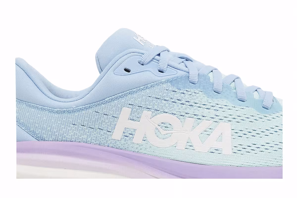 HOKA Women's Bondi 8 Airy Blue Sunlit Ocean, view 3