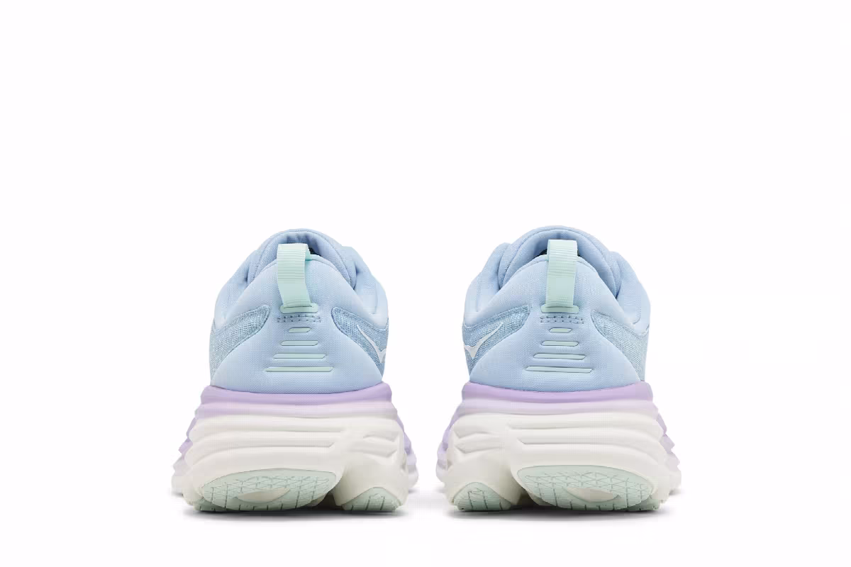 HOKA Women's Bondi 8 Airy Blue Sunlit Ocean, view 7
